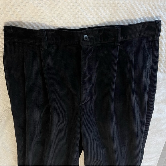 Men Jos.A.Bank Corduroy Black Pants - Picture 6 of 8